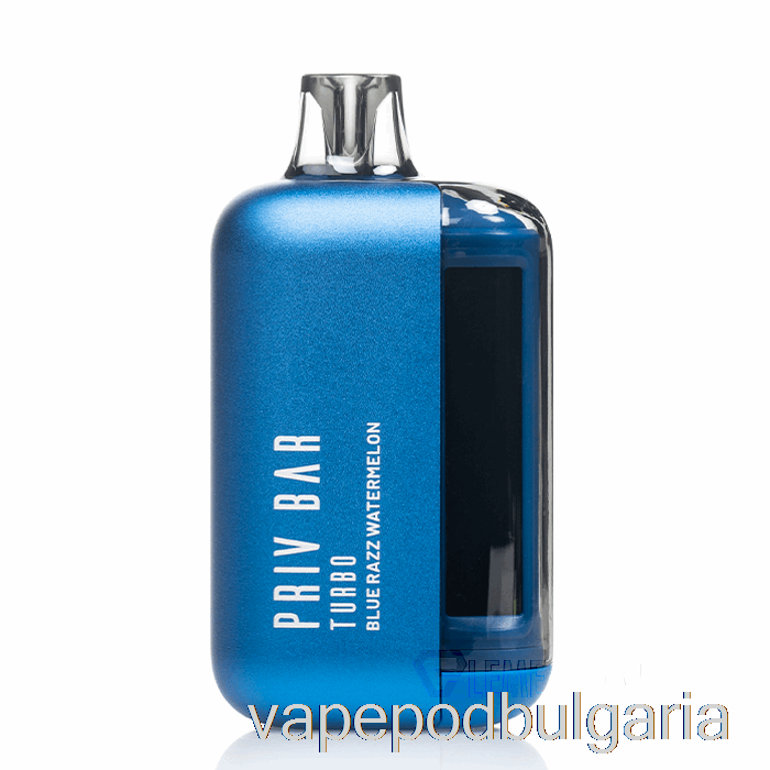 Vape Течности Smok Priv Bar Turbo 15k Disposable Blue Razz Watermelon